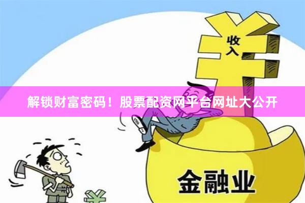 解锁财富密码！股票配资网平台网址大公开